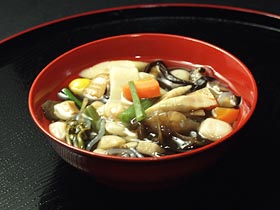 会津若松を代表する名物郷土料理、会津のこづゆ
